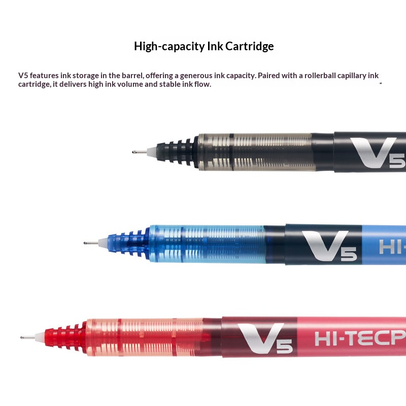 Japońskie długopisy żelowe HI- – Pilot Pen V5 recenzja i cena