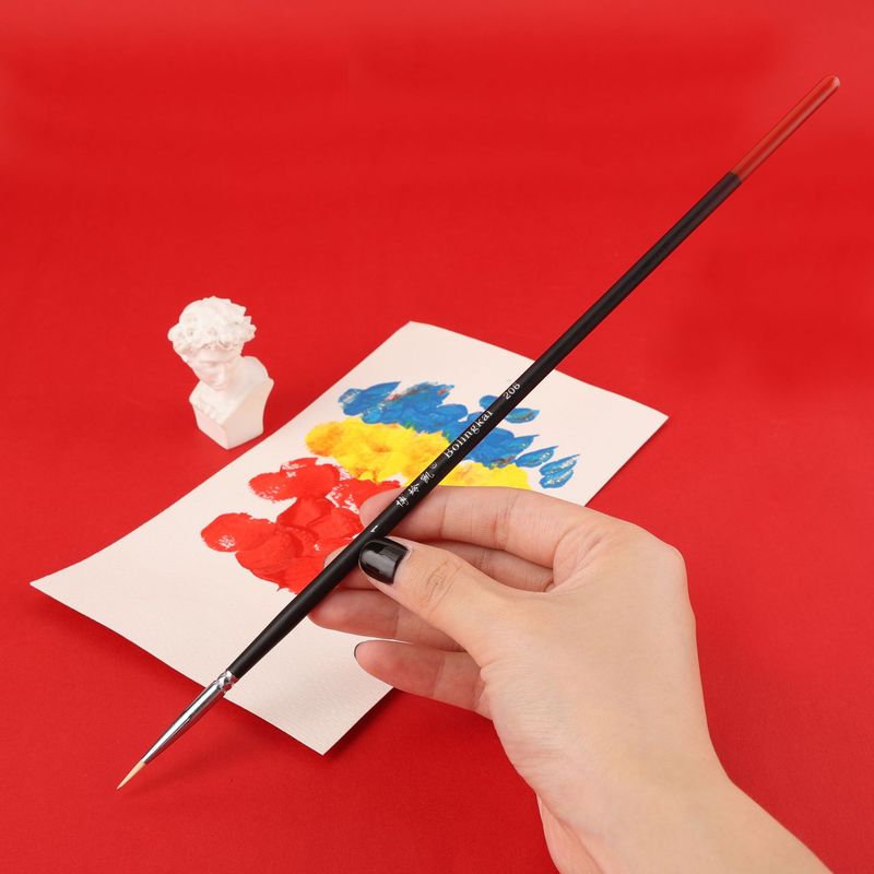 Pędzel z nylonową włosią, pędz – Gouache Paint Set recenzja i cena